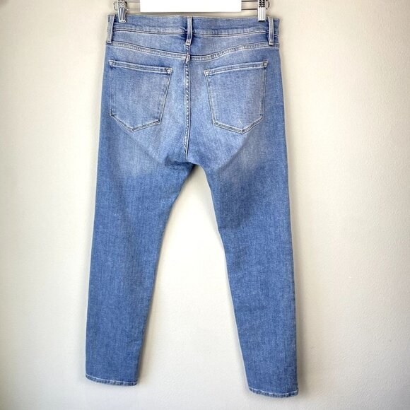 Frame Le Garcon Overturn Light Wash Jeans 28 - Picture 11 of 11